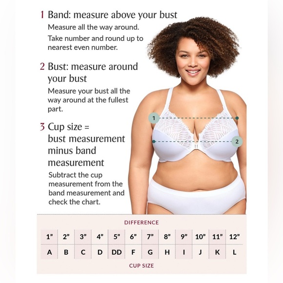 Glamorise Plus Size Front-Closure Cotton Wonder
Underwire white Bra Size: 36B - Picture 6 of 6